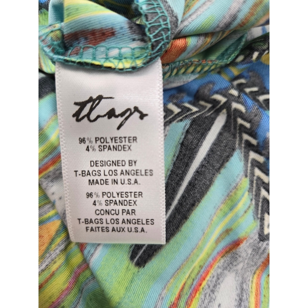 T-Bags Los Angeles Tie Front Maxi Dress - Picture 12 of 15